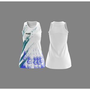 Uniforme de netball personnalisé en sublimation en gros |   Uniforme de netball par sublimation avec logo, nom et numéro de l'équipe |   Polyester respirant - Product Image 3