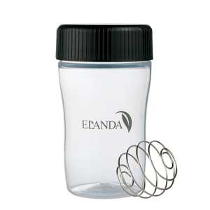 350ml Black Shaker Bottle Stainless Steel Shaker Ball Durable Eco-Friendly Reusable Lightweight Office/Gym/Travel/Sports Use - Product Image 1