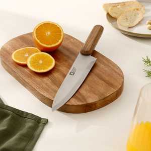 Planche à découper en bois massif au design luxueux, qualité supérieure, plateau de service pour fromage, fabrication artisanale, durable, qualité export - Product Image 4