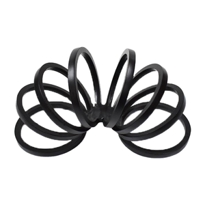 Wholesale Luxury Modern Metal <b>Black</b> Sculpture with <b>Polish</b> Surface Decorative Garden Office Desk Art & Business Gift at Low Cost - Product Image 4