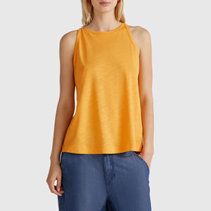 Débardeur de sport uni personnalisé pour femme – Conception sur mesure, couleur unie, séchage rapide, respirant, grandes tailles - Product Image 2