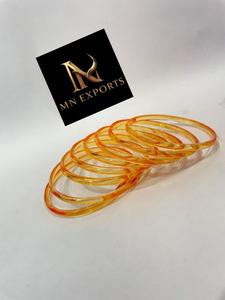 Premium Lampwork Ball Shape Trendy Wedding <b>Bangle</b> <b>Bracelet</b> with Bezel Setting Elegant Colorful Wrist Accessory for Women - Product Image 5