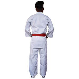 Ensemble complet d'uniformes de karaté, arts martiaux, Gi d'entraînement, 100% coton extensible, léger, respirant, unisexe, adulte, de qualité économique - Product Image 6
