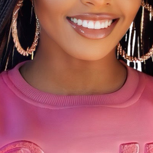 Sudadera AKA de Chenilla Rosa Sólido para Mujer, con Bordado de Letras Griegas, Cuello Redondo, Prenda Premium - Product Image 3