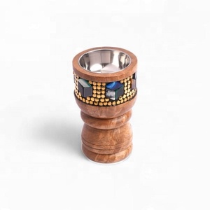 2026 Ramadan Eid Brûleur de Bakhoor en bois spécial Brûleur d'encens Madhkan par Quality Handicrafts Nouvelle version avec parfum de rose - Product Image 5