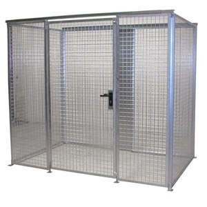 Magazzino per bombole di gas tipo GFC-M3 senza tetto con porta a un'ala bloccabile - Product Image 1