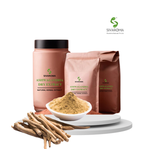 Poudre d'extrait d'ashwagandha sauvage soigneusement traitée, qualité cosmétique, pour mélanges à base de plantes et utilisation en nutrition fonctionnelle - Product Image 3