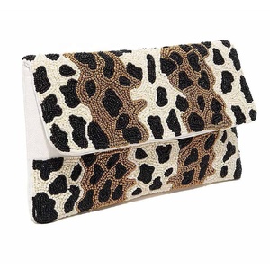 New Arrival Champagne Bottle Design Glass Beaded Clutch Bag Stylish Beaded Handbag Elegant Party Beaded <b>Purse</b> in Wholesale Price - Product Image 4