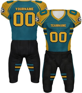 Uniforme de Fútbol Americano Personalizable, Estilo Único para Equipos, Mangas Cortas, Transpirable, Tallas Grandes, Uniformes de Fútbol Americano - Product Image 2