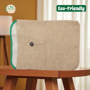 2026 Eco Friendly Cheap rate Jute <b>Document</b> <b>Holder</b> Medium Button Closure Daily Use Made in Bangladesh - Product Image 4