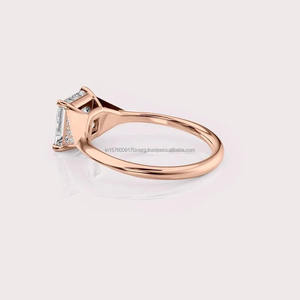Anillo de Compromiso de Moissanita de Suministro Directo de Fábrica, Colección de Joyería Nupcial Premium Disponible al Mejor Precio del Mercado - Product Image 6