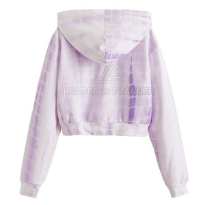 Nouveau design, vente en gros, logo personnalisé, sweats à capuche courts, vente chaude, sweats à capuche courts surdimensionnés pour femmes - Product Image 2