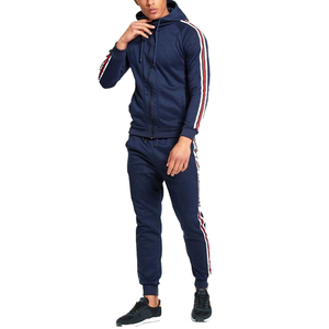 Survêtement de jogging en coton coupe ajustée personnalisé, sweat à capuche brodé, pantalon de survêtement, sweat-shirts d'entraînement imprimés pour l'hiver, streetwear grande taille - Product Image 2