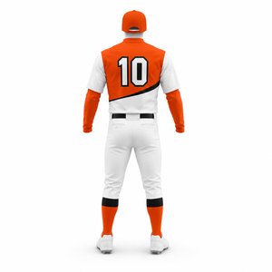 Uniforme de baseball personnalisé unisexe, jersey en polyester à blocs de couleur, manches courtes, pantalon à fermeture boutonnée, OEM ODM - Product Image 3