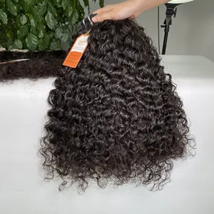 Burmese Curly Weft Hair Extensions Human Hair With Lace Closure Best No Chemical Wholesale Prices Shipping Worldwide
