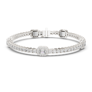 10Kt <b>Gold</b> Multi Size Diamond Bracelet 122 Stones 5.275Ct Luxury Designer Bracelet Elegant Statement Bridal Party Wear Jewelry - Product Image 1