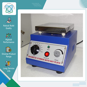Agitador Magnético con Placa Calefactora de Alta Calidad y Recubrimiento en Polvo MS, Mayor Vida Útil, Velocidad de 100-1500 RPM - Product Image 2