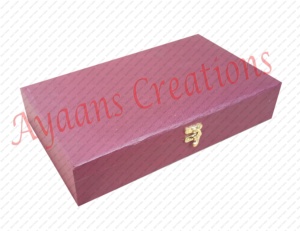 Kashmiri Art Papier Mache Square Box Small Multi Purpose <b>Paper</b> <b>Handmade</b> Kashmiri Meter Cover & Decorative Organizer by AYAANS - Product Image 4
