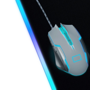 Tapis de souris extra large 900*400*3mm RGB Tapis de souris de jeu XXL Tapis de souris de jeu pour ordinateur PC <span class=keywords><strong>Gamer</strong></span> Entrée USB supplémentaire - Product Image 4