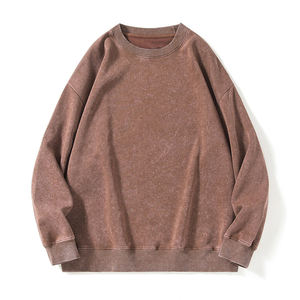 Sudadera Glory Personalizada de Felpa Cepillada con Efecto Lavado Vintage, Sudadera Retro con Efecto Batik, Sudadera Casual para Parejas - Product Image 4