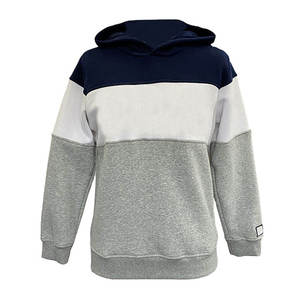 เสื้อฮู้ดเด็กขายส่ง ทรงหลวม สไตล์ลำลอง แอธเลเชอร์ ดีไซน์เรียบง่าย มีหลายสี - Product Image 1