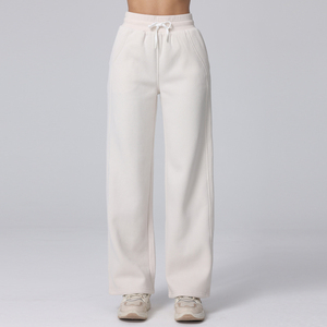 OEM Women Flare Pants Breathable Workout Fleece Trousers Solid Thick Warm Female <b>Running</b> Jogger Pants Reasonable <b>Price</b> - Product Image 6