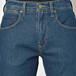 Jeans en denim personnalisés de qualité supérieure pour hommes, fabrication haut de gamme, mélange de coton extensible et design classique moderne - Product Image 4