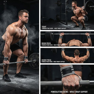Sangles de musculation en coton robustes avec logo personnalisé 2026, conçues pour une stabilité maximale et une résistance accrue, idéales pour les séances d'entraînement. - Product Image 6