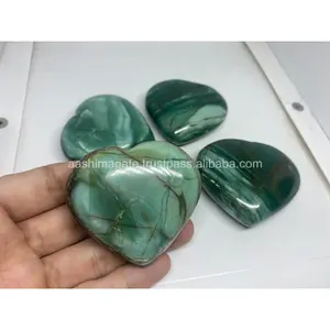 Mới nhất Hot Bán xu hướng Chrysoprase mã não đá 45 mét trái tim pha lê bán buôn pha lê thủ công mỹ nghệ đá tự nhiên Reiki Quán Rượu trái tim