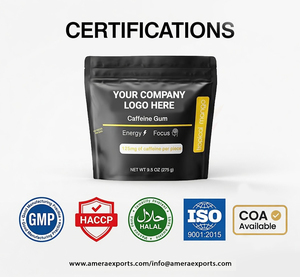 <b>Bulk</b> Supply Private Label Energy & Focus Support Caffeine <b>Chewing</b> <b>Gum</b> - Product Image 4