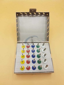 Kit de 25 forets coniques pour implants dentaires avec butées, boîte de rangement, instruments d'implantologie chirurgicale, forets de précision, OEM CE - Product Image 2