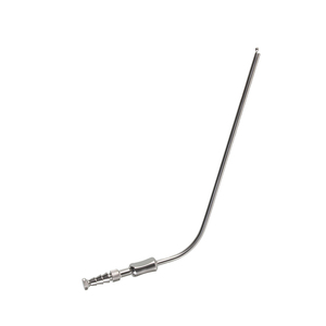 Tubo de Succión Cardíaca Debakey Adson de 6 Pulgadas de Longitud Operativa, Punta Angulada de 4.25 Pulgadas y 2 mm, Instrumento Reutilizable de Acero Inoxidable Quirúrgico - Product Image 1