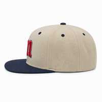 Casquette de baseball en coton ajustée personnalisée en gros, lot de 6, avec logo brodé en 3D, style streetwear hip-hop, mode sportive unisexe, design extérieur