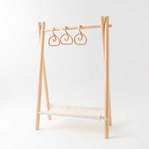 Pequeñas perchas de ratán para niños ropa de niño hecho a mano al por mayor ropa de niños percha natural - Product Image 6