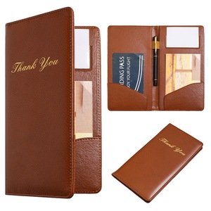 Porta Menús de Cuero PU, Carpeta para Facturas, Estuche Portátil para Recibos, Cubierta de Exhibición para Mesa de Restaurante - Product Image 1