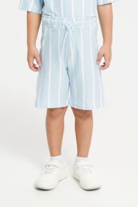 Ensemble de vêtements pour bébés garçons avec motifs imprimés personnalisés, t-shirt et short d'été avec bretelles courtes, ensemble 2 pièces 2026 - Product Image 3