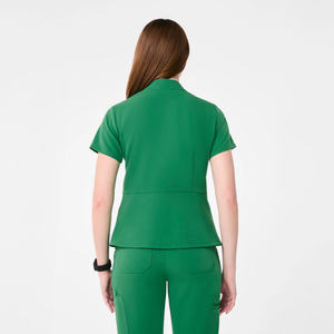 Conjuntos de uniformes de enfermería Unisex personalizados, monos de manga corta a la moda, tamaño de enfermera para hombres y mujeres, uniformes de hospital - Product Image 4