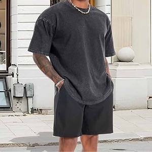 Camiseta Oversize para Hombre, Estilo Desgastado, Holgada, Estampada, de Color Liso, Transpirable, con el Mejor Diseño, Cargada por Dress Sports - Product Image 4