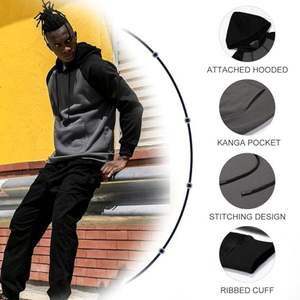 Fabricante de Sudaderas con Capucha para Hombre de Alta Calidad, Sudaderas Extra Grandes con Logotipo Personalizado OEM, Sudaderas con Capucha de Algodón al por Mayor, Pakistán - Product Image 3