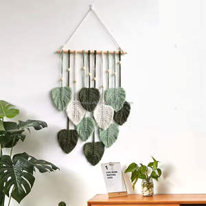 Moderna Decoración de Pared de Macramé Grande, Tapiz Boho de Algodón Hecho a Mano para Sala de Estar, Dormitorio, Apartamento, Decoración del Hogar - Product Image 5