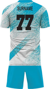 ชุดเสื้อฟุตบอลสโมสรพร้อมกางเกงขาสั้น ระบายเหงื่อได้ดี พิมพ์ลายไล่เฉดสี เอวยางยืด สำหรับผู้ใหญ่ทุกเพศ - Product Image 3