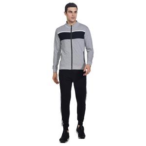 Survêtement pour hommes, vêtements d'entraînement, Jogging, fermeture éclair, en tissu de coton molletonné, Logo personnalisé, de qualité supérieure, - Product Image 1