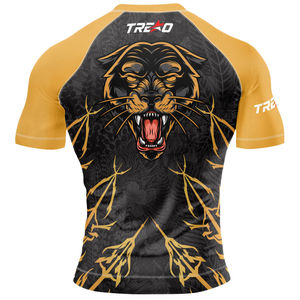 Camiseta de compresión transpirable de manga corta de secado rápido para entrenamiento de fitness, MMA y lucha en el gimnasio. - Product Image 4