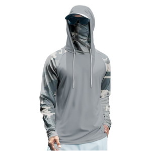 Nouvelle Arrivée 2026 – Sweat à Capuche de Pêche Léger et Imperméable Imprimé, Logo Personnalisé, UPF 50+, Meilleure Performance, Vêtements de Pêche pour Hommes - Product Image 1