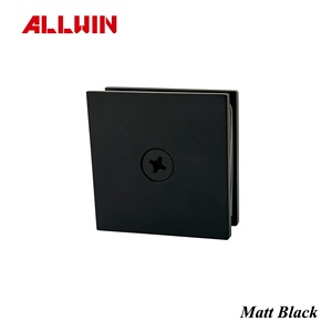 <b>ALLWIN</b> Electroplating Finish Color Sample Brushed Gold Shower Glass Clamp Door Hardware - Product Image 5