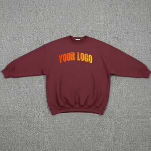 Sudadera con Capucha Extra Grande para Mujer, 100% Algodón, Estilo OEM/ODM, Lavado Ácido, con Logotipo Personalizado Serigrafiado - Product Image 1