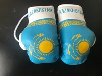 Mini-gants de boxe personnalisés de haute qualité pour accessoires de voiture, mini-drapeaux personnalisés, mini-gants de boxe pour porte-clés de voiture.