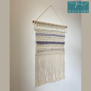 Venta al por mayor de macramé de algodón bohemio moderno para colgar en la pared decoración Tie-Dye Home Boho Style Construction Art - Product Image 3
