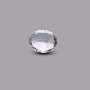 Natural Sky Blue Sapphire 4.2 Carat Faceted Oval Cabochon Loose Gemstone for Fine Jewelry - Product Image 2