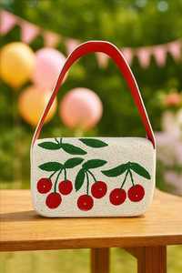 กระเป๋าคลัทช์ลูกปัดแก้วลายดอกไม้เขตร้อน MS Handicraft Mexican Fiesta พร้อมสายสะพายข้าง ปรับแต่งสีและรูปทรงได้ รุ่น Ms-wc-001 - Product Image 2
